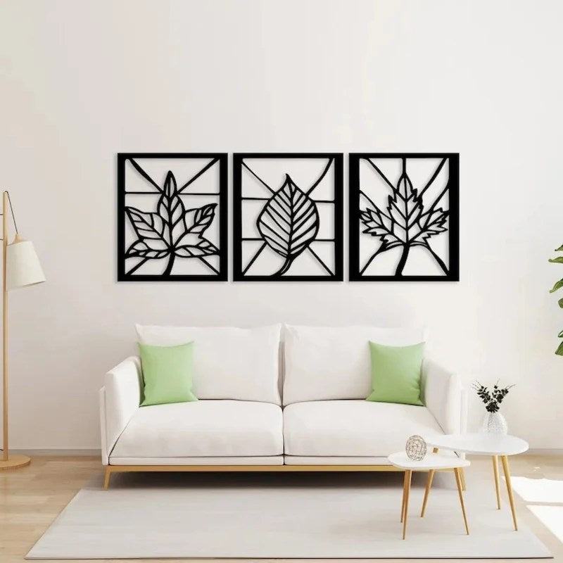 Leaves Trio Wall Art