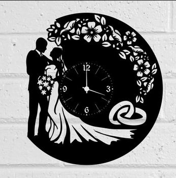 Happy Anniversary Wall Clocks