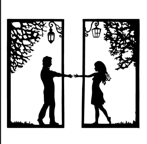 Loving Couple Wall Art