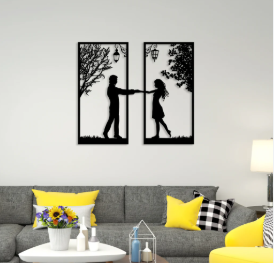 Loving Couple Wall Art
