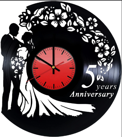 Happy Anniversary Wall Clocks
